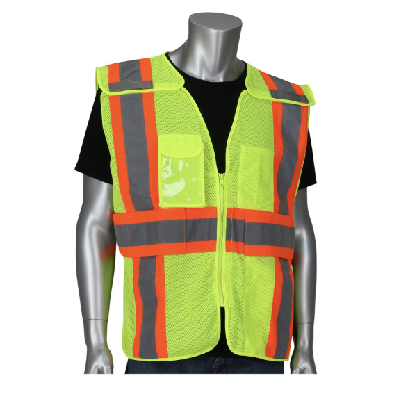 ANSI Type R Class 2 Expandable Two-Tone Mesh Breakaway Vest  #302-0590